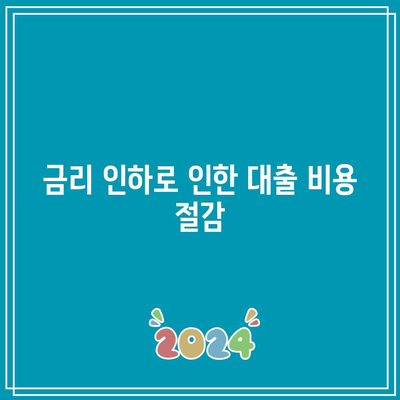 금리 인하: 부동산 투자자들에게 기회의 문