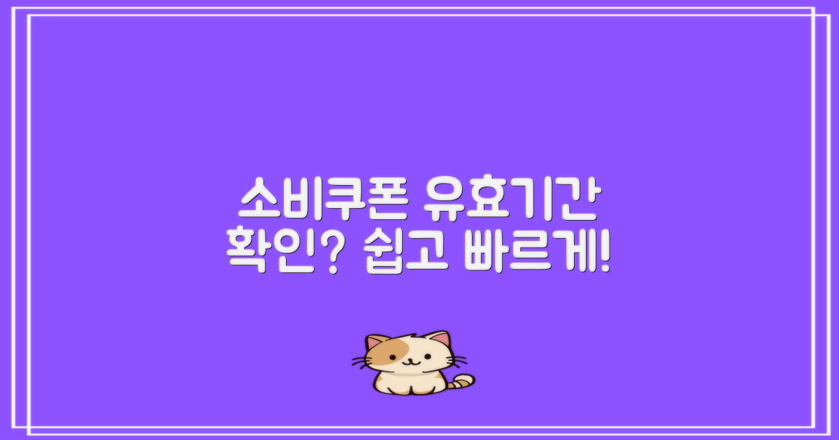 소비쿠폰 유효기간은 어떻게 확인할까?